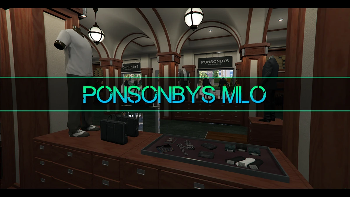 Ponsonbys MLO – Fully Open Source | Premium Luxury Clothing Stores for FiveM